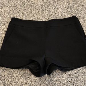 Black Side Zip 2 Inch Shorts
